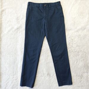 Indochino Slim Fit Chino Pants Men's 30x30 Blue Flat Front 100% Cotton